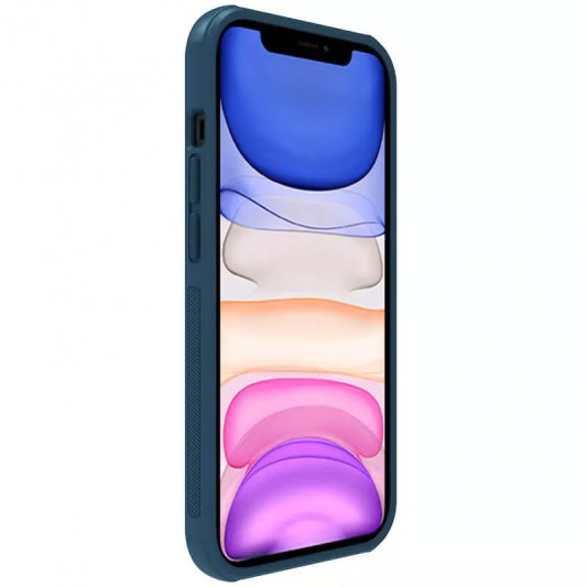 Чехол Nillkin Matte Magnetic Pro для Apple iPhone 15 Pro (6.1") Синий / Blue - изображение 4