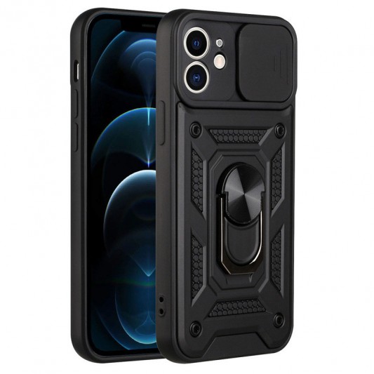 Ударопрочный чехол Camshield Serge Ring для Apple iPhone 11 (6.1") Черный - изображение 2