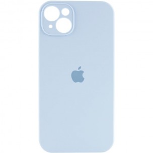 Чохол Silicone Case Full Camera Protective (AA) для Apple iPhone 15 (6.1") Блакитний / Sweet Blue