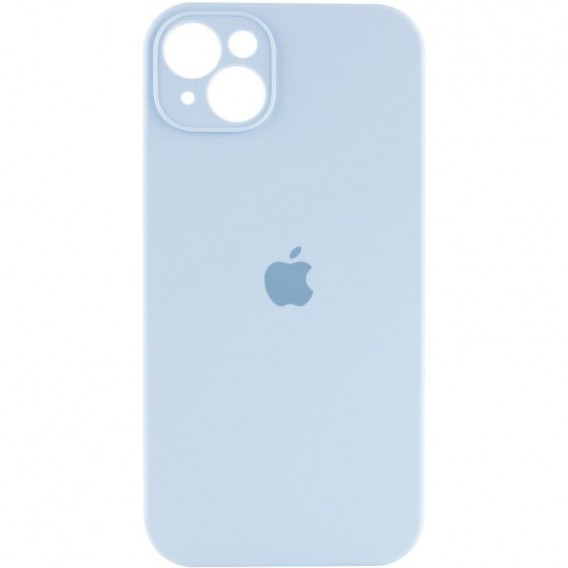 Чехол Silicone Case Full Camera Protective (AA) для Apple iPhone 15 (6.1"), Голубой / Sweet Blue