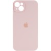 Чохол Silicone Case Full Camera Protective (AA) Apple iPhone 15 (6.1"), Рожевий / Pink Sand