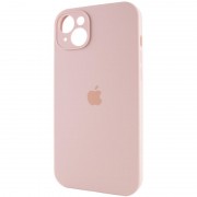 Чехол Silicone Case Full Camera Protective (AA) для Apple iPhone 15 (6.1"), Розовый / Pink Sand