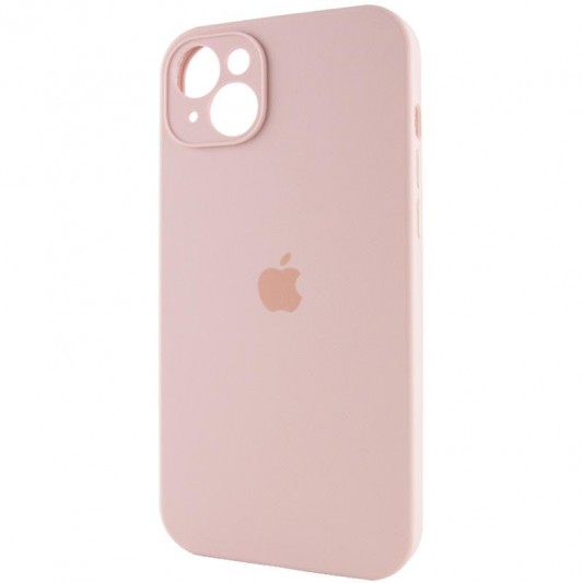 Чехол Silicone Case Full Camera Protective (AA) для Apple iPhone 15 (6.1") Розовый / Pink Sand - изображение 2