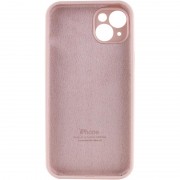 Чехол Silicone Case Full Camera Protective (AA) для Apple iPhone 15 (6.1"), Розовый / Pink Sand
