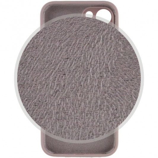 Чехол Silicone Case Full Camera Protective (AA) для Apple iPhone 15 (6.1") Серый / Lavender - изображение 2