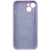 Чохол Silicone Case Full Camera Protective (AA) для Apple iPhone 15 (6.1"), Бузковий / Lilac