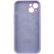 Чехол Silicone Case Full Camera Protective (AA) для Apple iPhone 15 (6.1"), Сиреневый / Lilac
