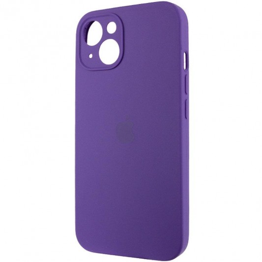 Чехол Silicone Case Full Camera Protective (AA) для Apple iPhone 15 (6.1") Фиолетовый / Amethyst - изображение 2