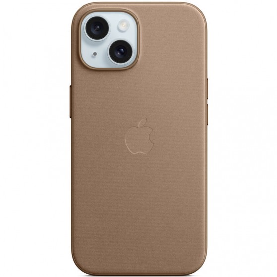 Чехол FineWoven (AAA) with MagSafe для Apple iPhone 15 (6.1") Taupe