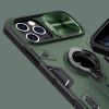 TPU+PC чохол Nillkin CamShield Armor (шторка на камеру) для Apple iPhone 15 Pro (6.1"), Зелений