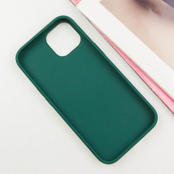 TPU чехол Bonbon Metal Style with MagSafe для Apple iPhone 15 (6.1"), Зеленый / Army Green