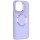 TPU чохол Bonbon Metal Style with MagSafe для Apple iPhone 15 (6.1") Бузковий / Dasheen