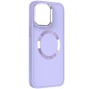 TPU чохол Bonbon Metal Style with MagSafe для Apple iPhone 15 Plus (6.7"), Бузковий / Dasheen