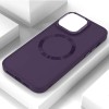 TPU чохол Bonbon Metal Style with MagSafe для Apple iPhone 15 Plus (6.7"), Фіолетовий / Dark Purple
