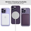 TPU чохол Bonbon Metal Style with MagSafe для Apple iPhone 15 Pro Max (6.7"), Фіолетовий / Dark Purple