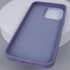 Кожаный чехол Bonbon Leather Metal Style with MagSafe для Apple iPhone 15 Plus (6.7"), Серый / Lavender