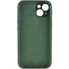 Чехол Silicone Case Full Camera Protective (AA) для Apple iPhone 15 Plus (6.7"), Зеленый / Cyprus Green