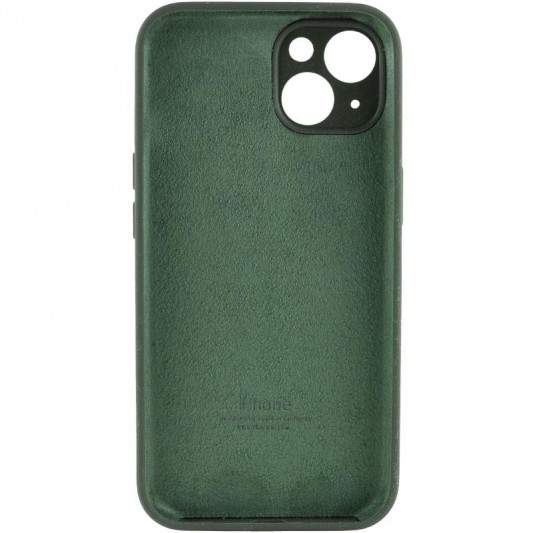 Чохол Silicone Case Full Camera Protective (AA) для Apple iPhone 15 Plus (6.7") Зелений / Cyprus Green - зображення 1 