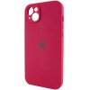 Чехол Silicone Case Full Camera Protective (AA) для Apple iPhone 15 Plus (6.7"), Красный / Rose Red