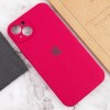 Чехол Silicone Case Full Camera Protective (AA) для Apple iPhone 15 Plus (6.7"), Красный / Rose Red