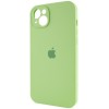 Чехол Silicone Case Full Camera Protective (AA) для Apple iPhone 15 Plus (6.7"), Мятный / Mint