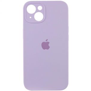 Чехол Silicone Case Full Camera Protective (AA) для Apple iPhone 15 Plus (6.7") Сиреневый / Lilac