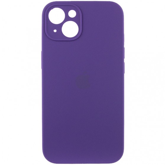 Чохол Silicone Case Full Camera Protective (AA) для Apple iPhone 15 Plus (6.7") Фіолетовий / Amethyst