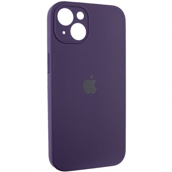 Чохол Silicone Case Full Camera Protective (AA) для Apple iPhone 15 Plus (6.7"), Фіолетовий / Elderberry