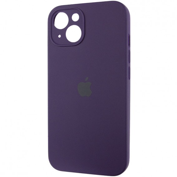 Чохол Silicone Case Full Camera Protective (AA) для Apple iPhone 15 Plus (6.7"), Фіолетовий / Elderberry