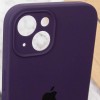 Чехол Silicone Case Full Camera Protective (AA) для Apple iPhone 15 Plus (6.7"), Фиолетовый / Elderberry