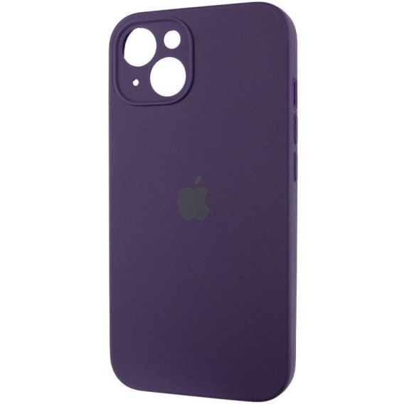 Чохол Silicone Case Full Camera Protective (AA) для Apple iPhone 15 Plus (6.7") Фіолетовий / Elderberry