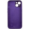 Чохол Silicone Case Full Camera Protective (AA) для Apple iPhone 15 Plus (6.7") Фіолетовий / Elderberry