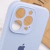 Чехол Silicone Case Full Camera Protective (AA) для Apple iPhone 15 Pro (6.1"), Голубой / Lilac Blue