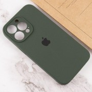 Чохол Silicone Case Full Camera Protective (AA) для Apple iPhone 15 Pro Max (6.7"), Зелений / Cyprus Green