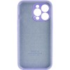Чехол Silicone Case Full Camera Protective (AA) для Apple iPhone 15 Pro Max (6.7"), Сиреневый / Dasheen