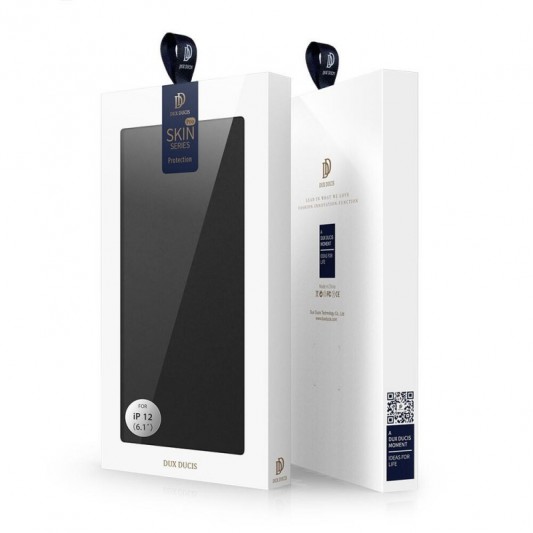 Чохол-книжка Dux Ducis з кишенею для візиток для Apple iPhone 15 (6.1") Чорний - зображення 5 