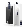 Чехол-книжка Dux Ducis с карманом для визиток для Apple iPhone 15 Pro (6.1"), Черный