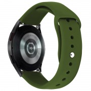 Силиконовый ремешок Sport для Smart Watch 20mm Зеленый / Dark Olive