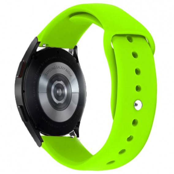 Силіконовий ремінець Sport для Smart Watch 20mm, Салатовий / Neon green