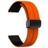 Силіконовий ремінець Classy для Smart Watch 20mm, Orange/Black