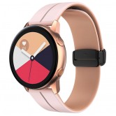 Силіконовий ремінець Classy для Smart Watch 20mm Pink / Beige Силіконовий ремінець Classy для Smart Watch 20mm Pink / Beige