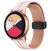 Силіконовий ремінець Classy для Smart Watch 20mm Pink / Beige