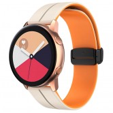 Силіконовий ремінець Classy для Smart Watch 20mm White / Orange Силіконовий ремінець Classy для Smart Watch 20mm White / Orange