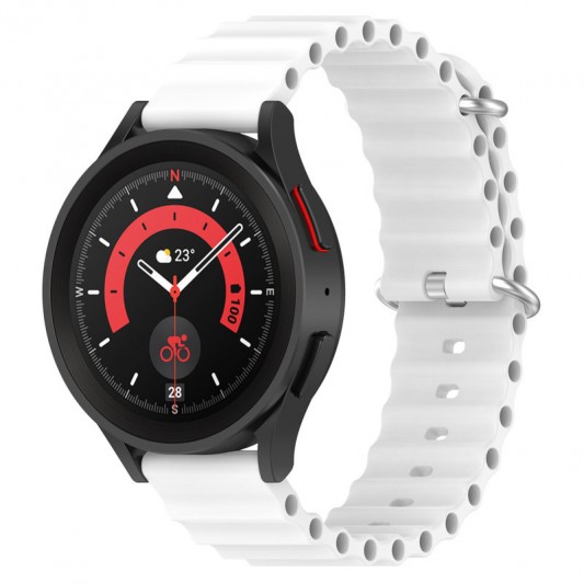 Ремешок Ocean Band для Smart Watch 20mm Белый / White