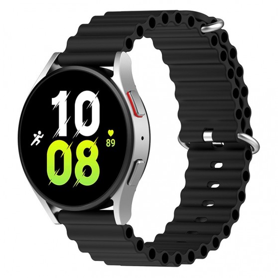 Ремінець Ocean Band для Smart Watch 20mm, Чорний / Black