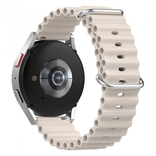 Ремінець Ocean Band для Smart Watch 22mm Бежевий / Antique White - зображення 1 