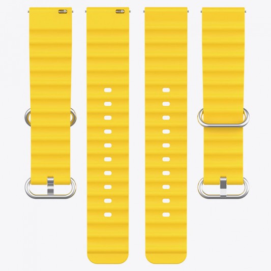 Ремінець Ocean Band для Smart Watch 22mm Жовтий / Yellow - зображення 1 