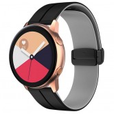 Силіконовий ремінець Classy для Smart Watch 20mm Black / Grey Силіконовий ремінець Classy для Smart Watch 20mm Black / Grey