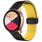Силіконовий ремінець Classy для Smart Watch 20mm Black / Yellow Силіконовий ремінець Classy для Smart Watch 20mm Black / Yellow