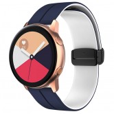 Силіконовий ремінець Classy для Smart Watch 20mm Blue / White Силіконовий ремінець Classy для Smart Watch 20mm Blue / White